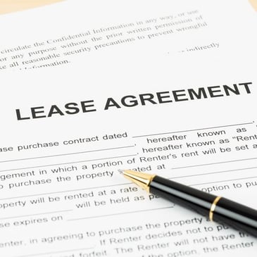 Lease agreement contract
